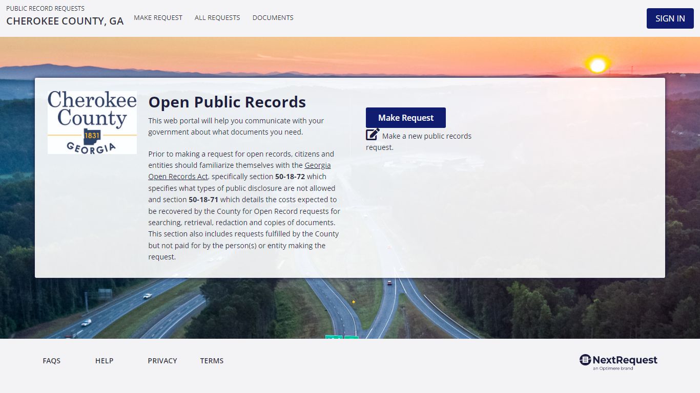 NextRequest - Open Public Records